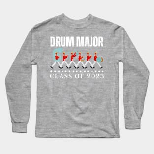 Drum Major Class of 2023 Senior Marching Band Long Sleeve T-Shirt